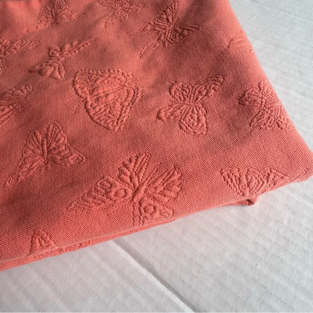 Cuddledown Cotton Butterfly Pattern Pillow Shams